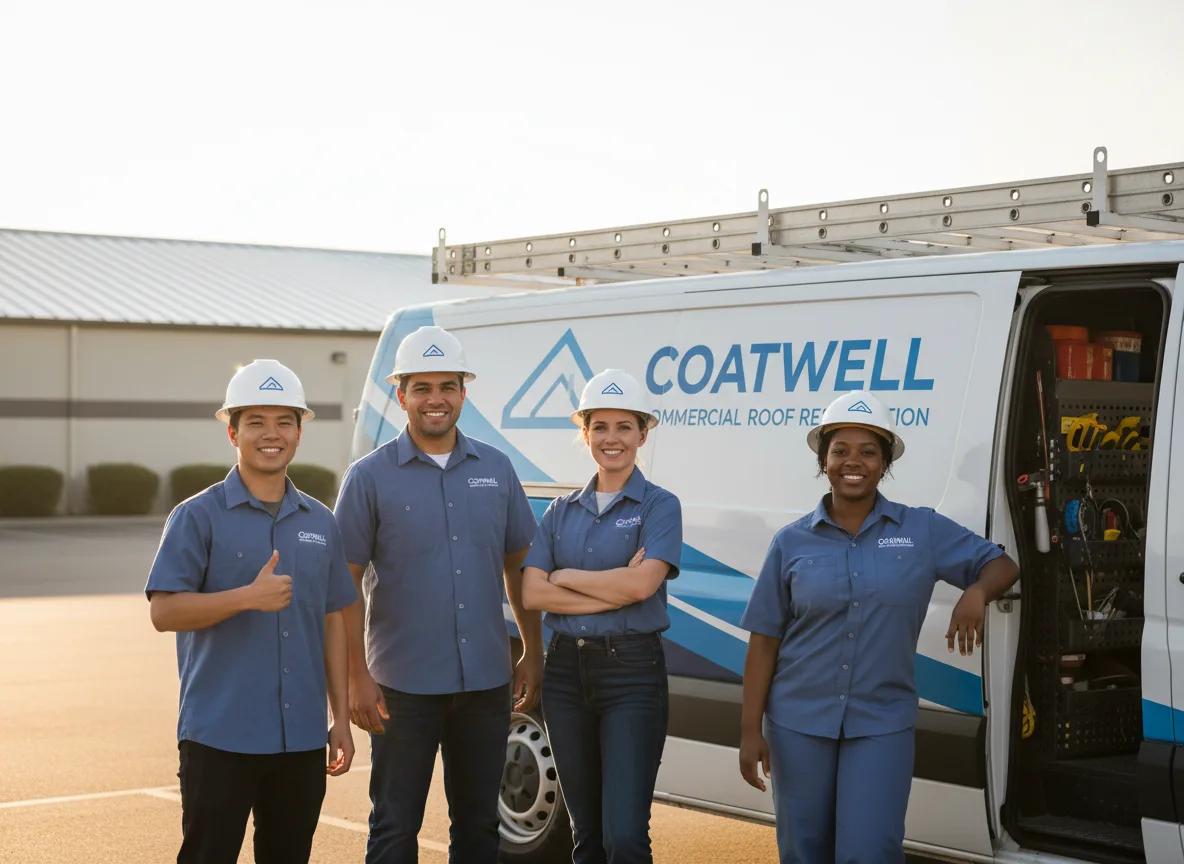 Commercial roof coating company in Prairie, MS